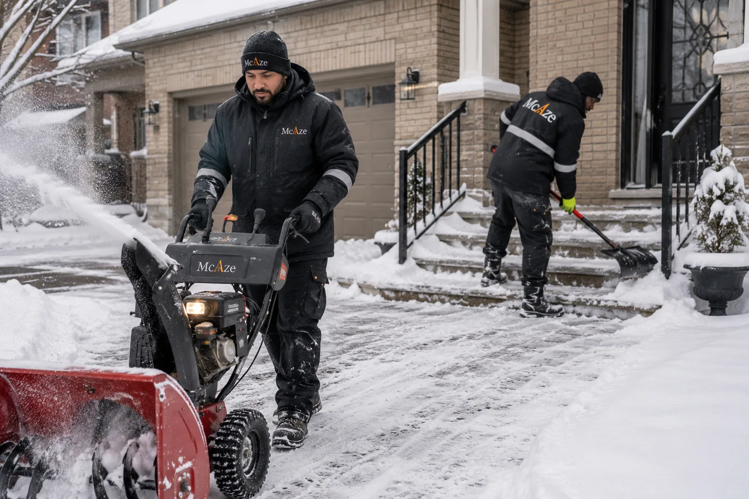 Snow Removal service by McAze